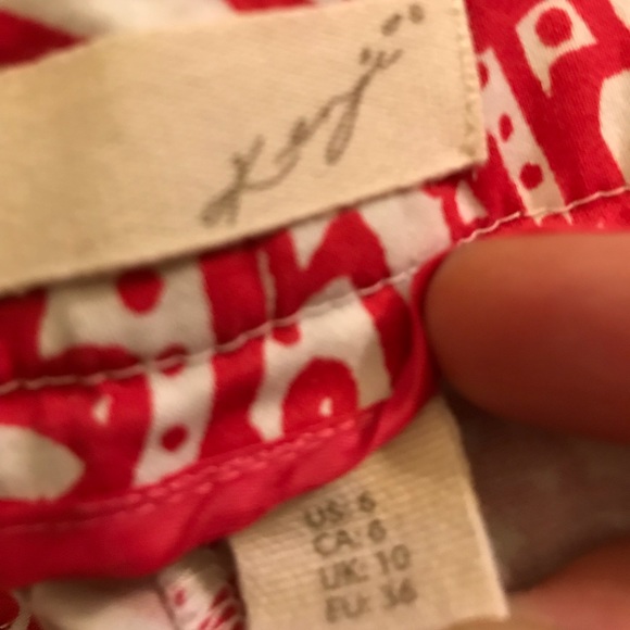 Kenzie Hot Pink Pattern Shirts Size 6 - Picture 3 of 4